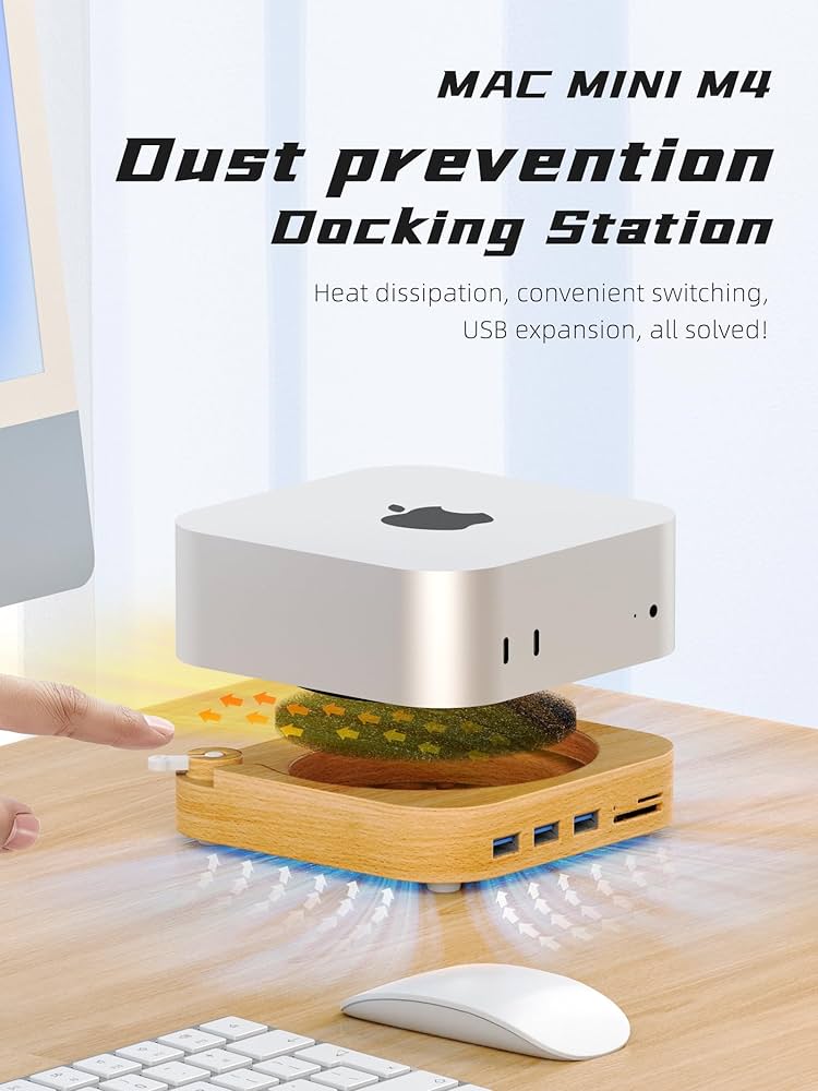 Mac mini M4 / M4 Pro 2024 用 ドック&スタンド Mac mini M4 / M4 Pro 2024 用 ドック&スタンド
